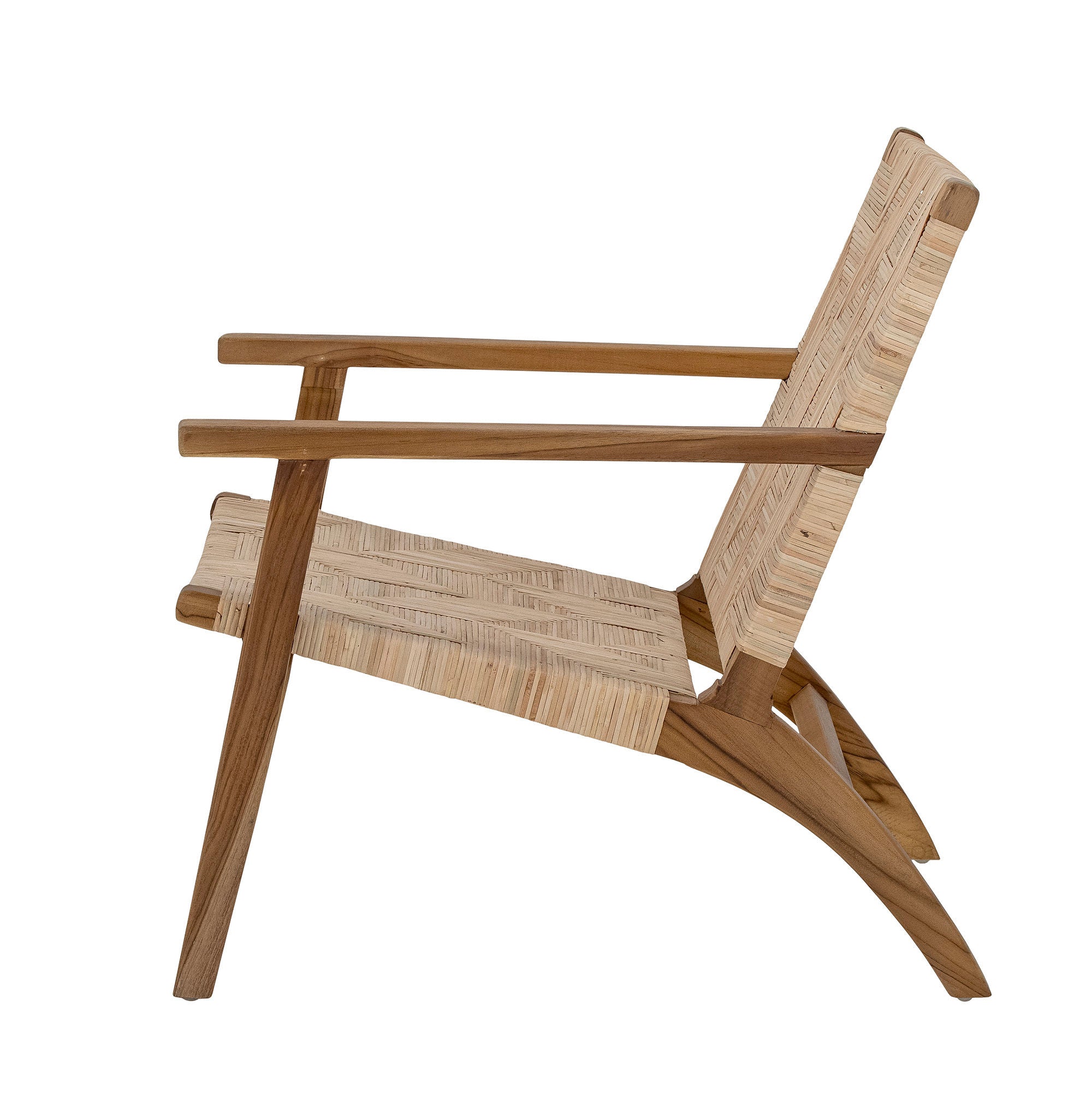 Silla lounge Mills de Creative Collection, marrón, ratán