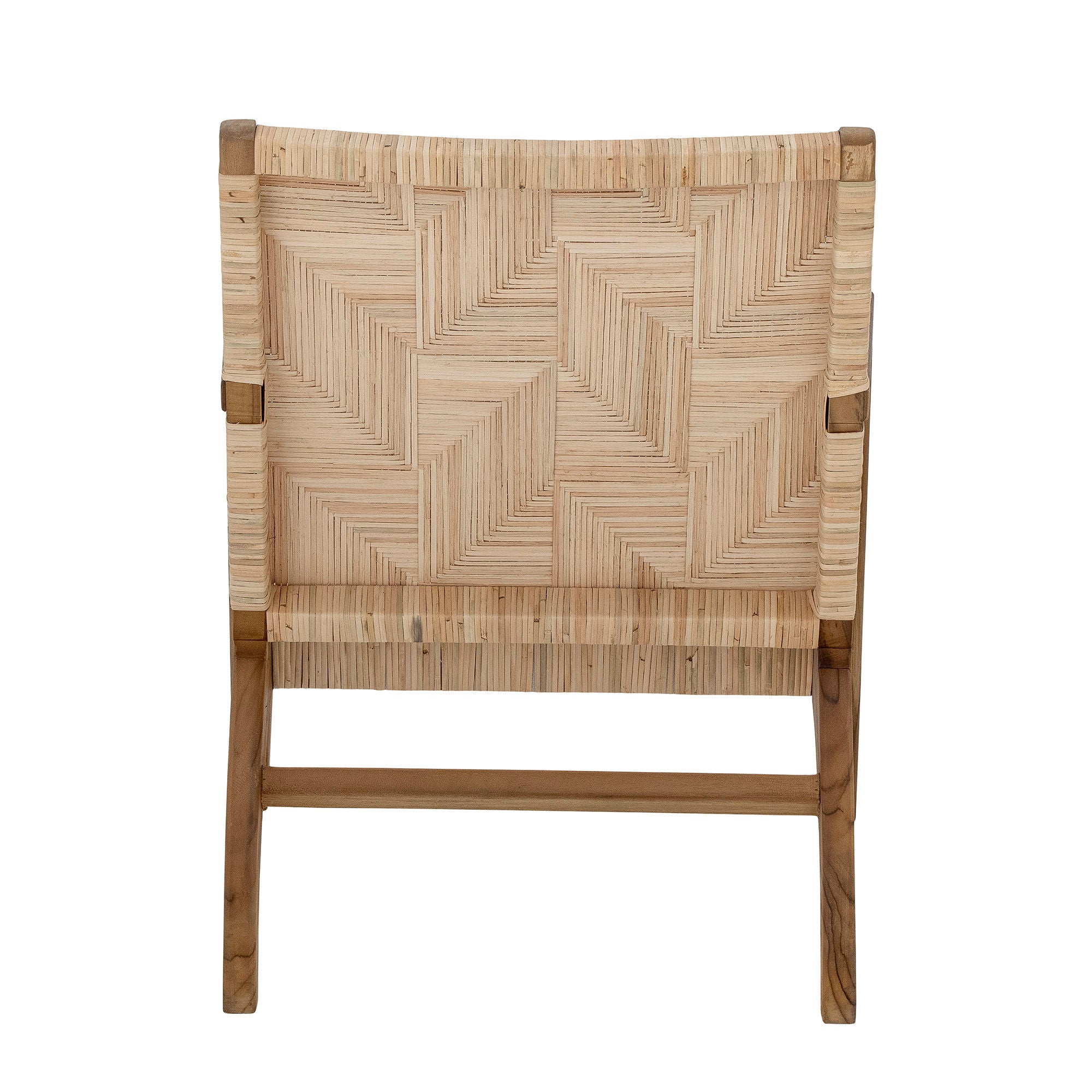 Silla lounge Mills de Creative Collection, marrón, ratán