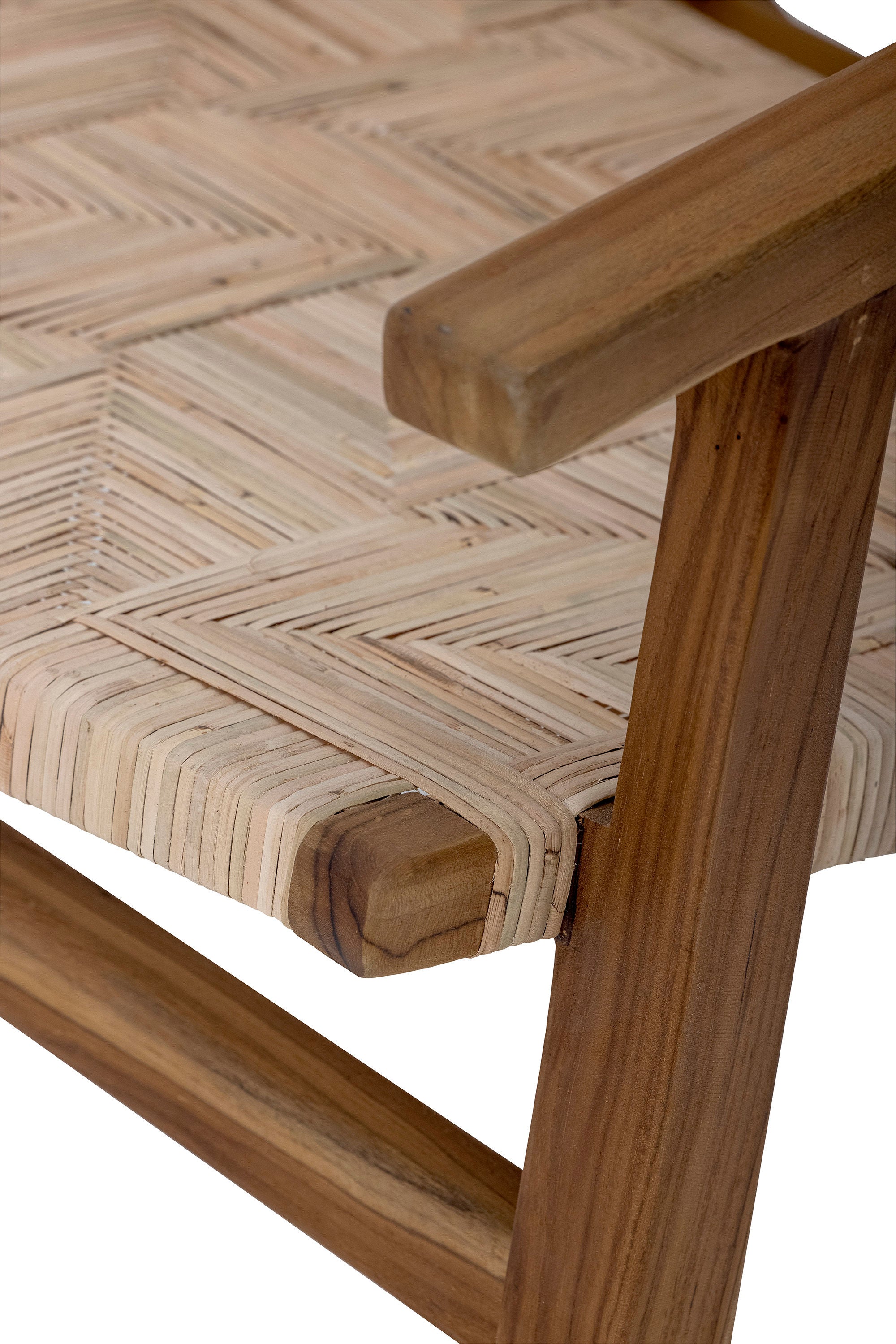 Silla lounge Mills de Creative Collection, marrón, ratán