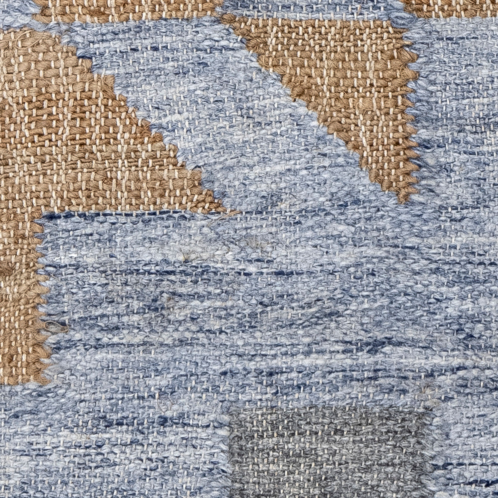 Bloomingville Tapis Vikka, Bleu, Jute