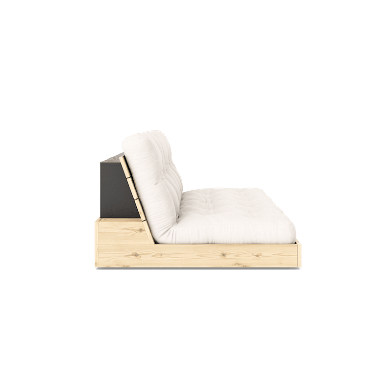 Karup Design SOMMIER LAQUÉ CLAIR AVEC MATELAS MIXTE 5 COUCHES NATUREL