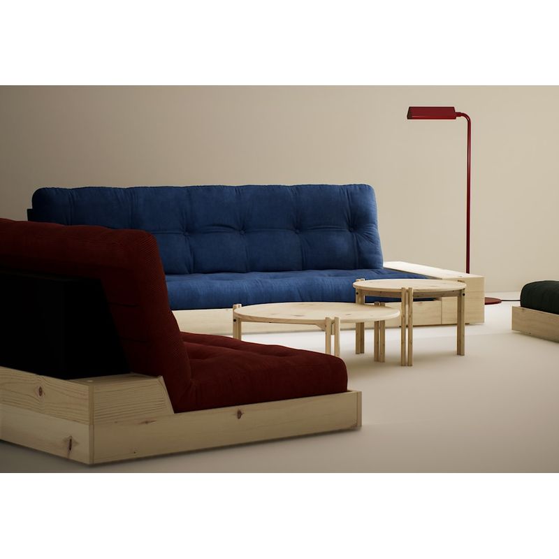 Karup Design SOMMIER LAQUÉ CLAIR AVEC MATELAS MIXTE 5 COUCHES NATUREL