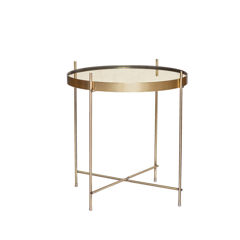 Hübsch Reflect Table d'appoint en laiton