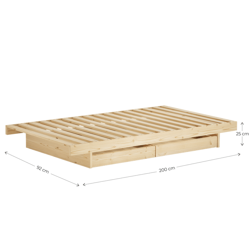 Karup Design KANSO BETT RAW 90X200