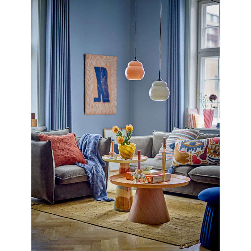 Bloomingville Motella Hanglamp, Grijs, Glas