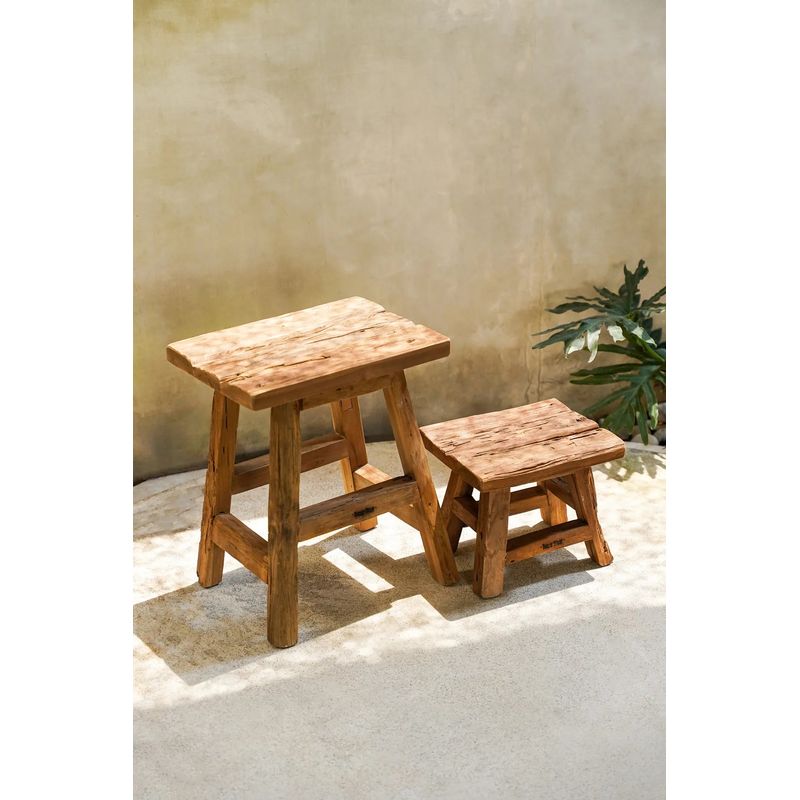 Bazarbizar-b2b Taburete de yugo-Natural-L