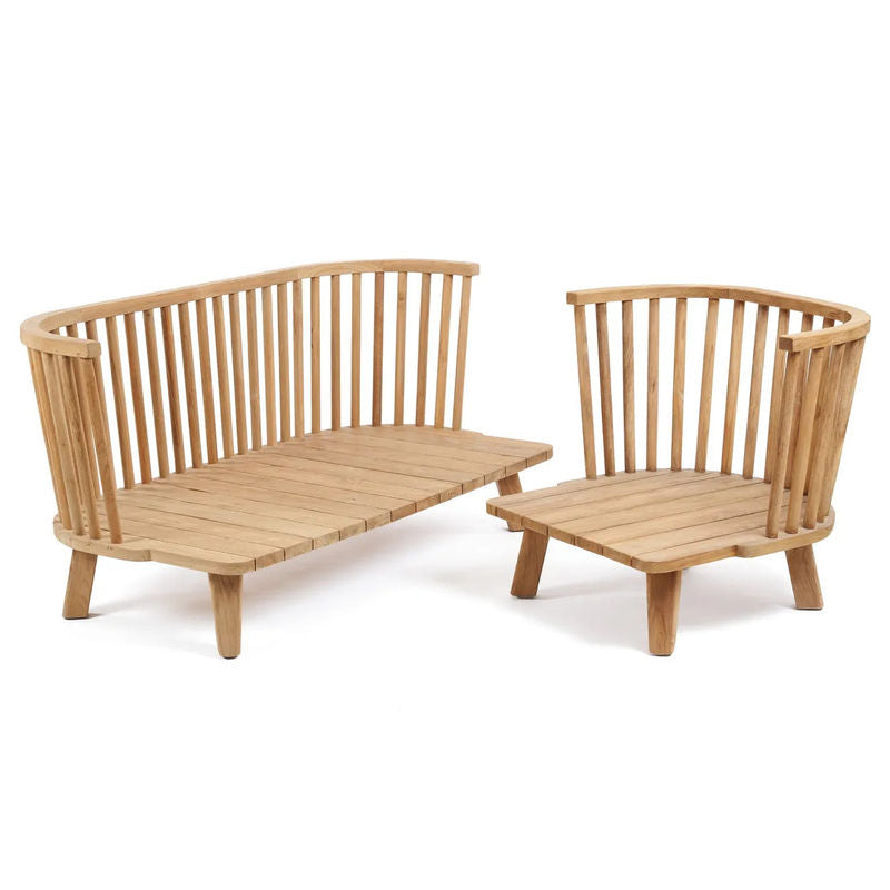 Bazar Bizar The Malawi Two Seater - Natural Beige