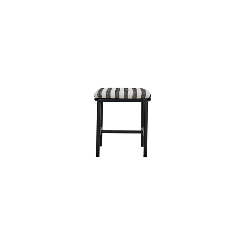 House Doctor Chair/Hocker, HDToda, Schwarz/Off-White