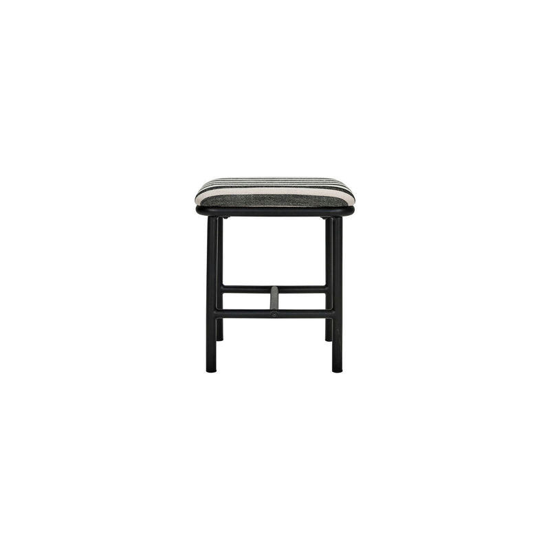 House Doctor Fauteuil/hocker, HDToda, Noir/Blanc cassé