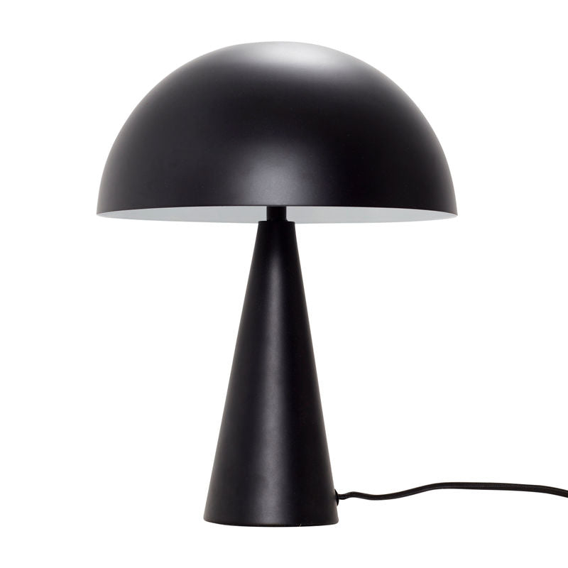 Hübsch Mush Tisch lampe Mini Schwarz