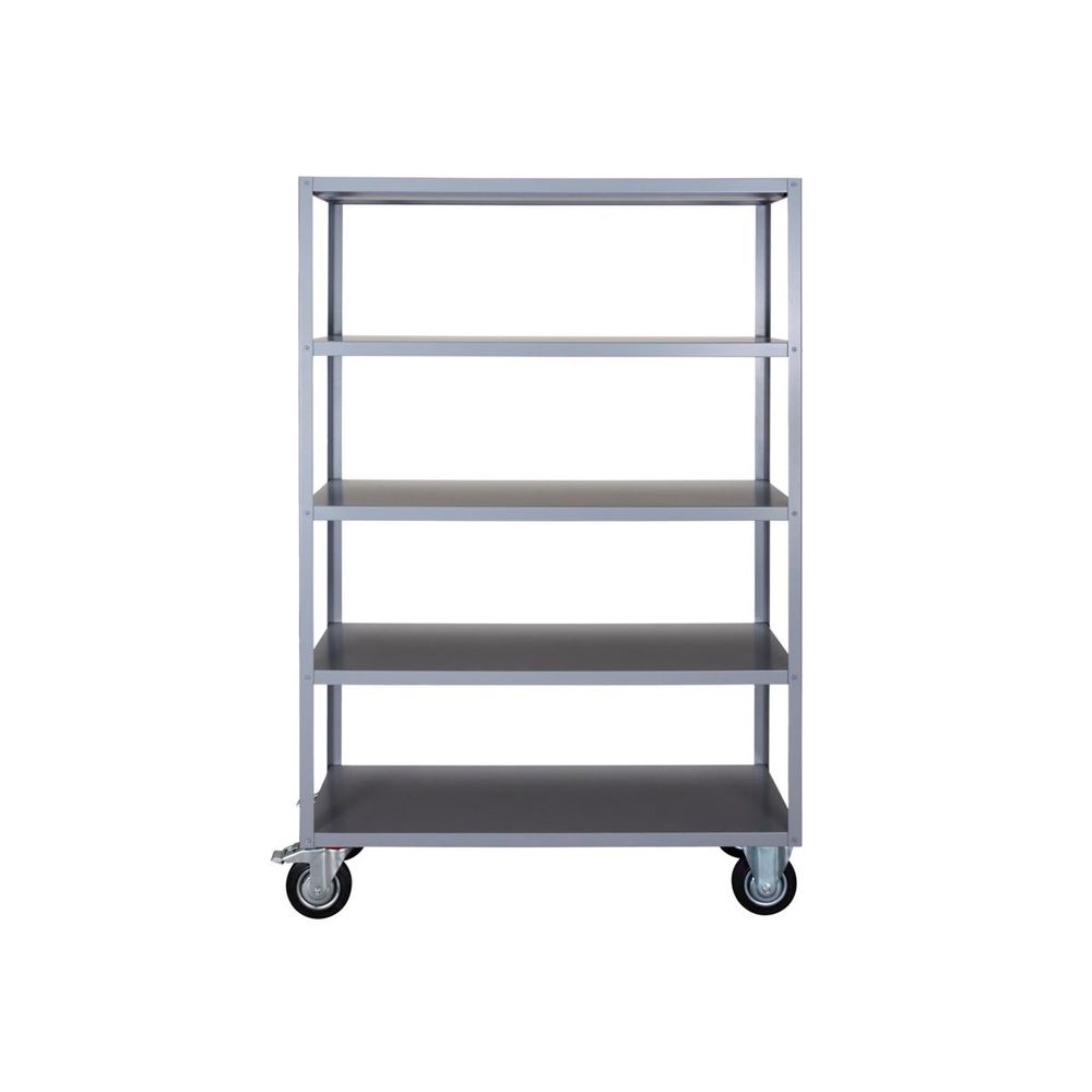 House Doctor Rack avec 4 roues, HDTrolley, Gris