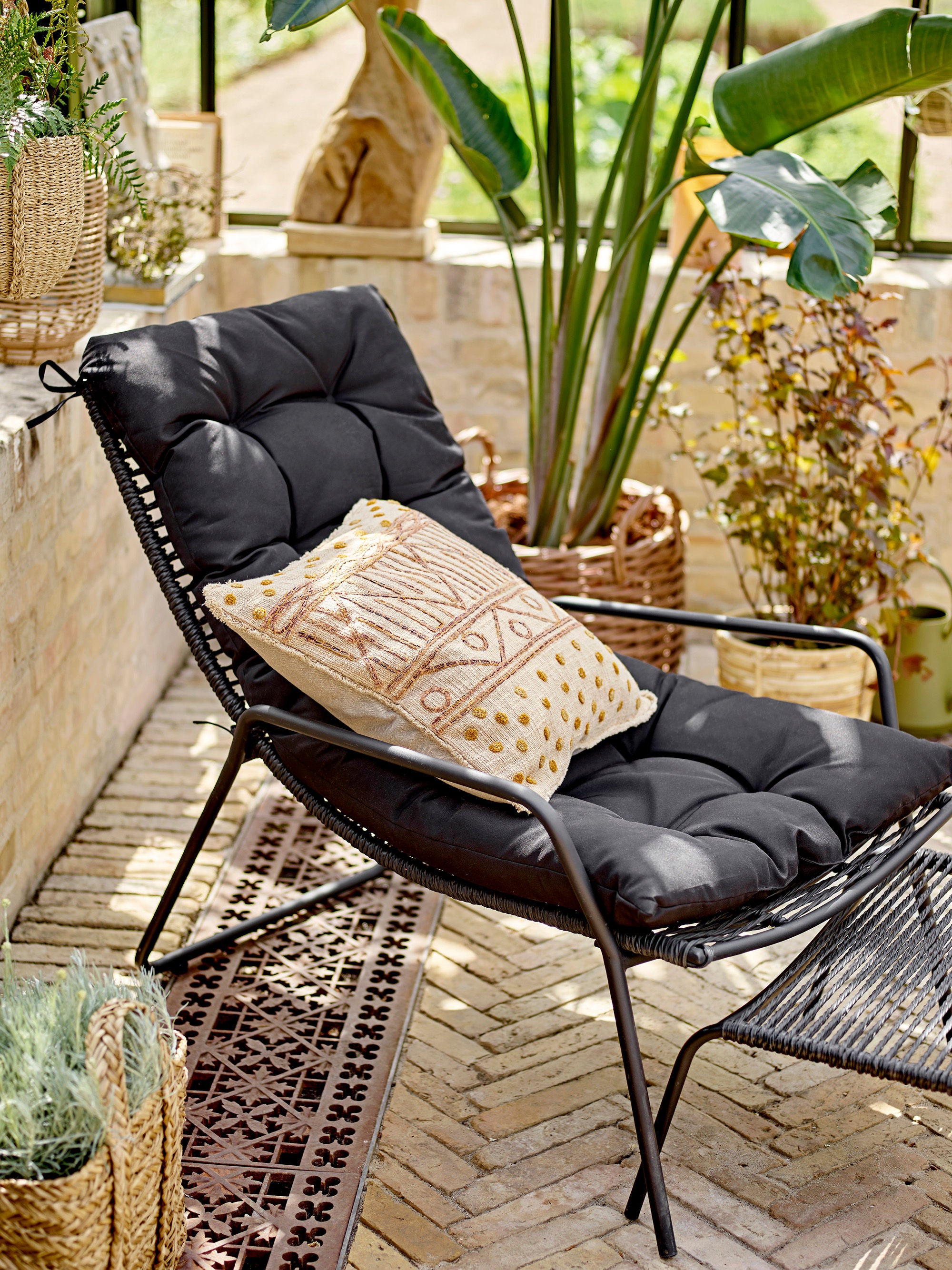 Bloomingville Jayde Mand, Marron, Polyrattan