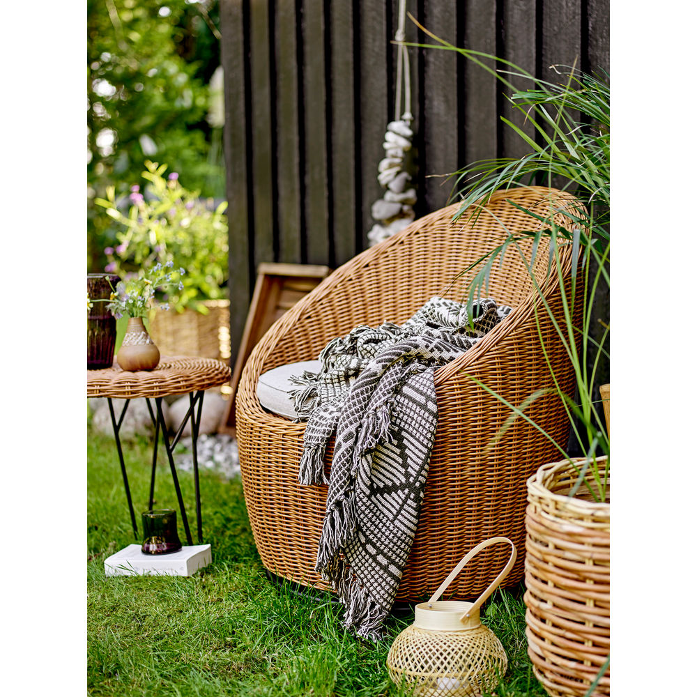 Bloomingville Roccas Loungestoel, Bruin, Polyrattan