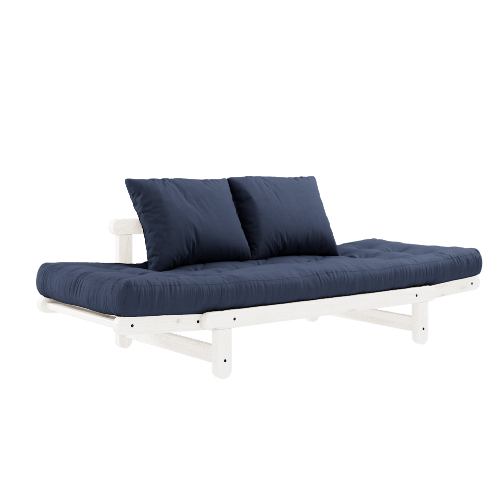 Karup Design BEAT WHITE LACQUERED W. BEAT MATTRESS SET NAVY