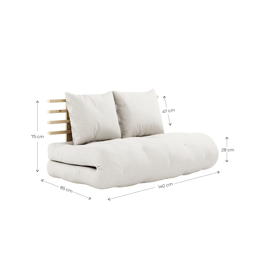 Karup Design SHIN SANO CLAIR LAQUE W. SHIN SANO ENSEMBLE DE MATELAS BLÉ BEIGE