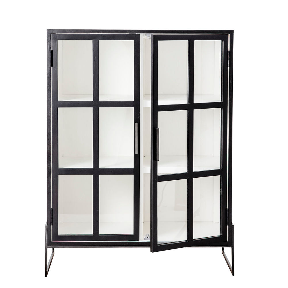 Bloomingville Opal Cabinet, Noir, Chêne