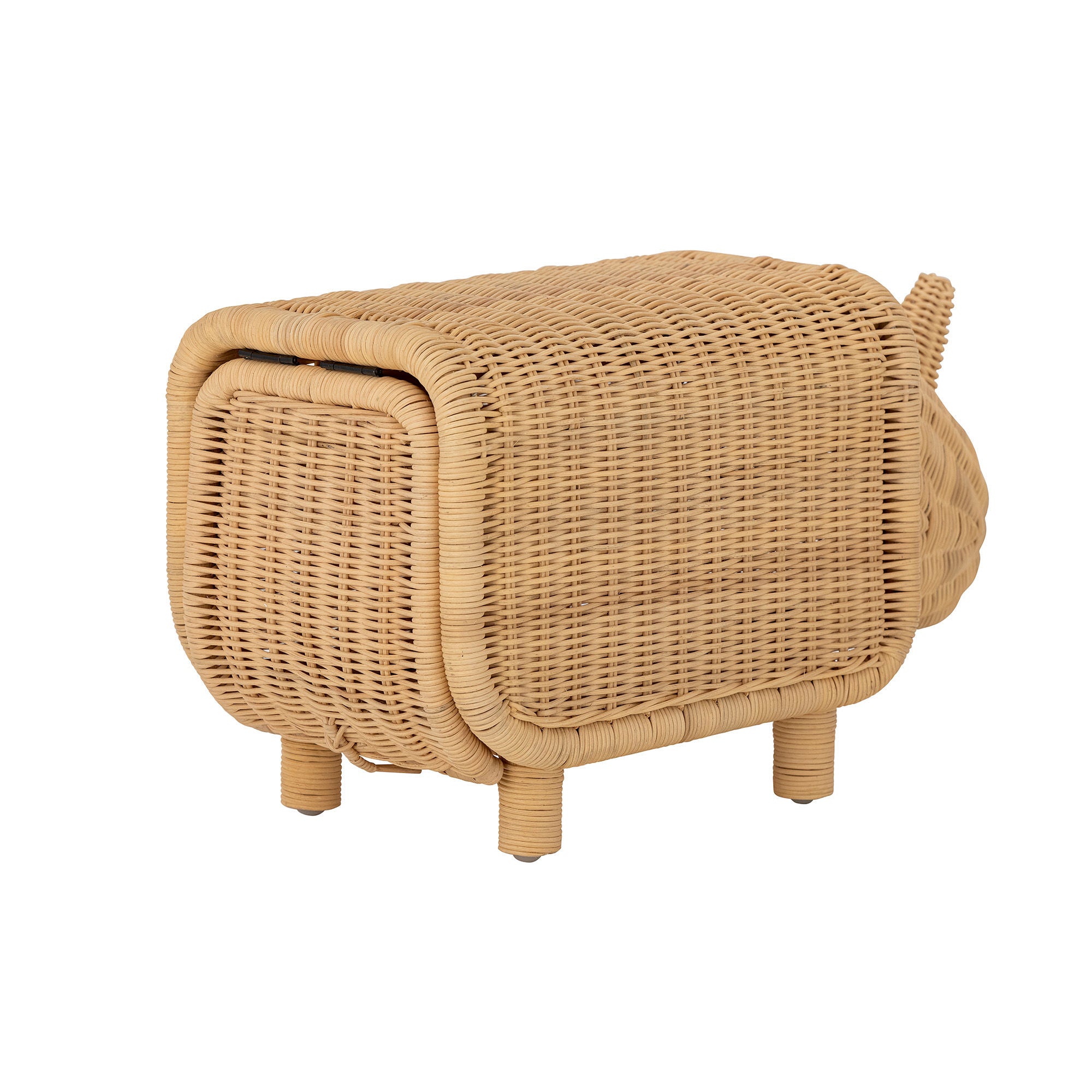 Blooming ville MINI Soffe Hocker mit Stauraum, Natur, Rattan