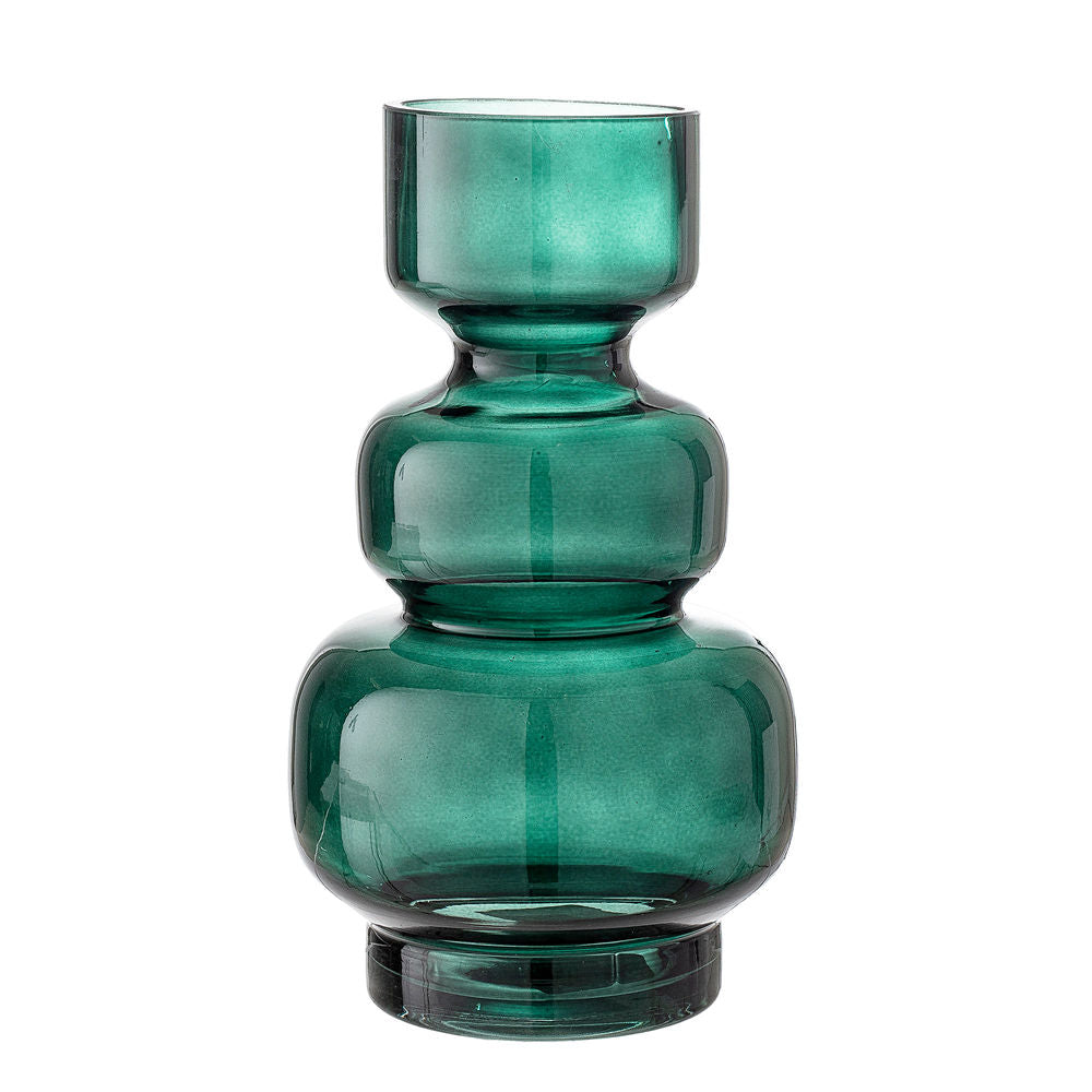 Bloomingville Johnson Vaas, Groen, Glas