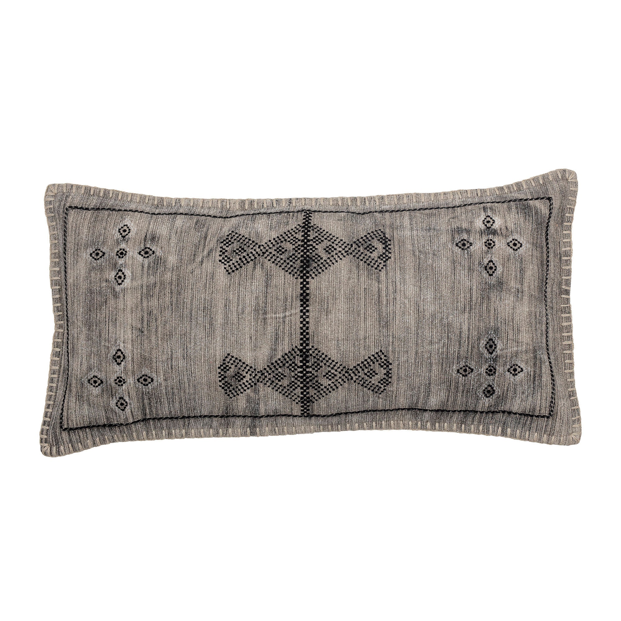 Creative Collection Coussin Livo, Gris, Coton