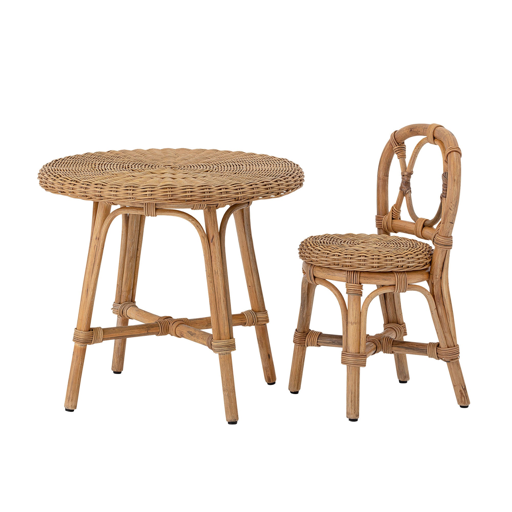 Bloomingville MINI Hortense Tafel, Natuur, Rotan