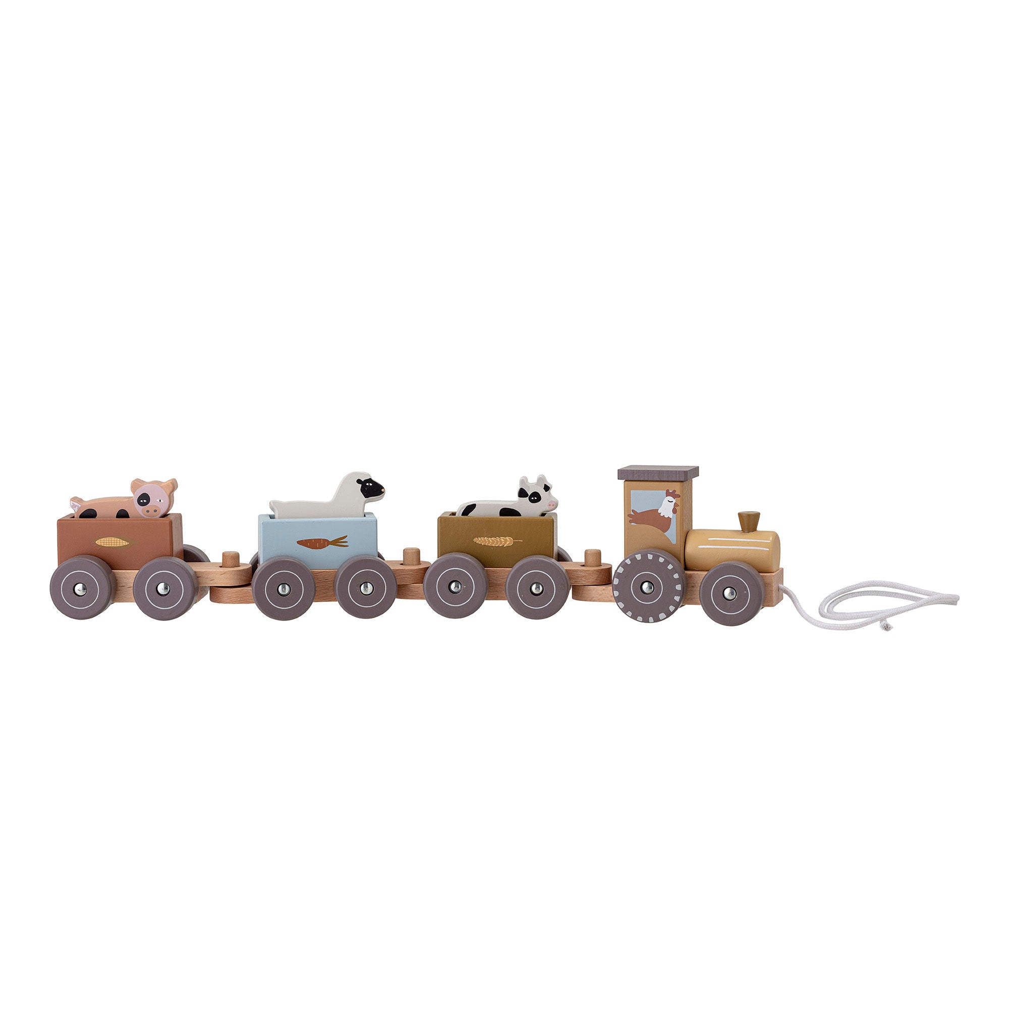 Bloomingville MINI Rolla Trek Toys, Gris, Lotus