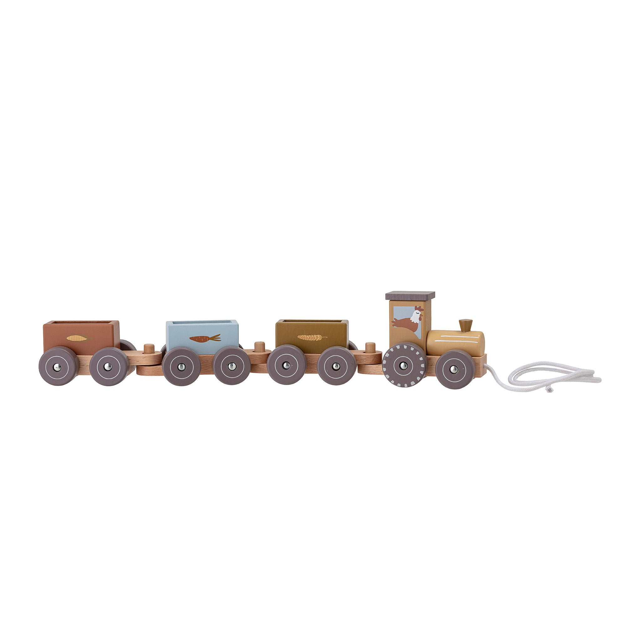 Bloomingville MINI Rolla Trek Toys, Gris, Lotus