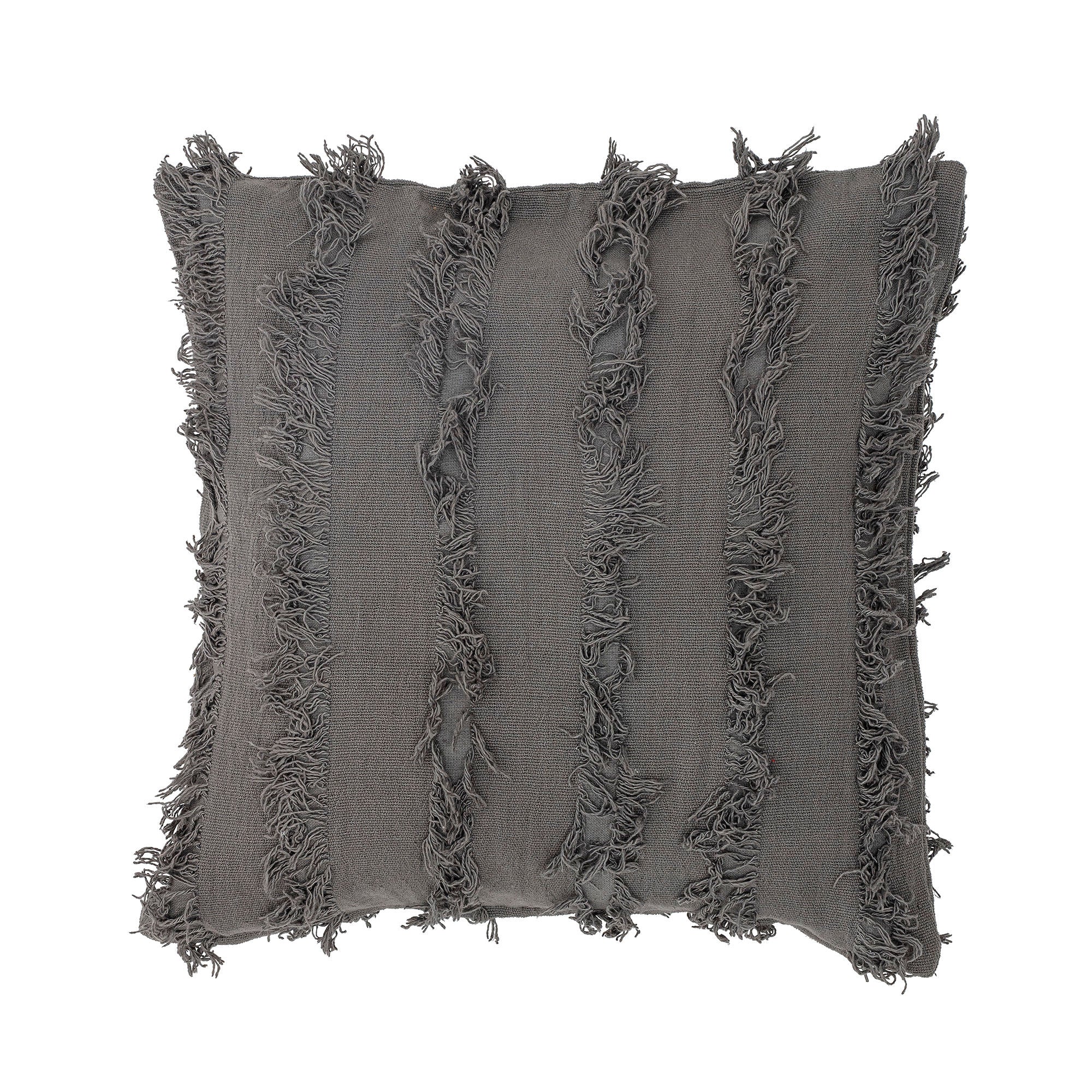 Bloomingville Coussin Evia, Gris, Coton