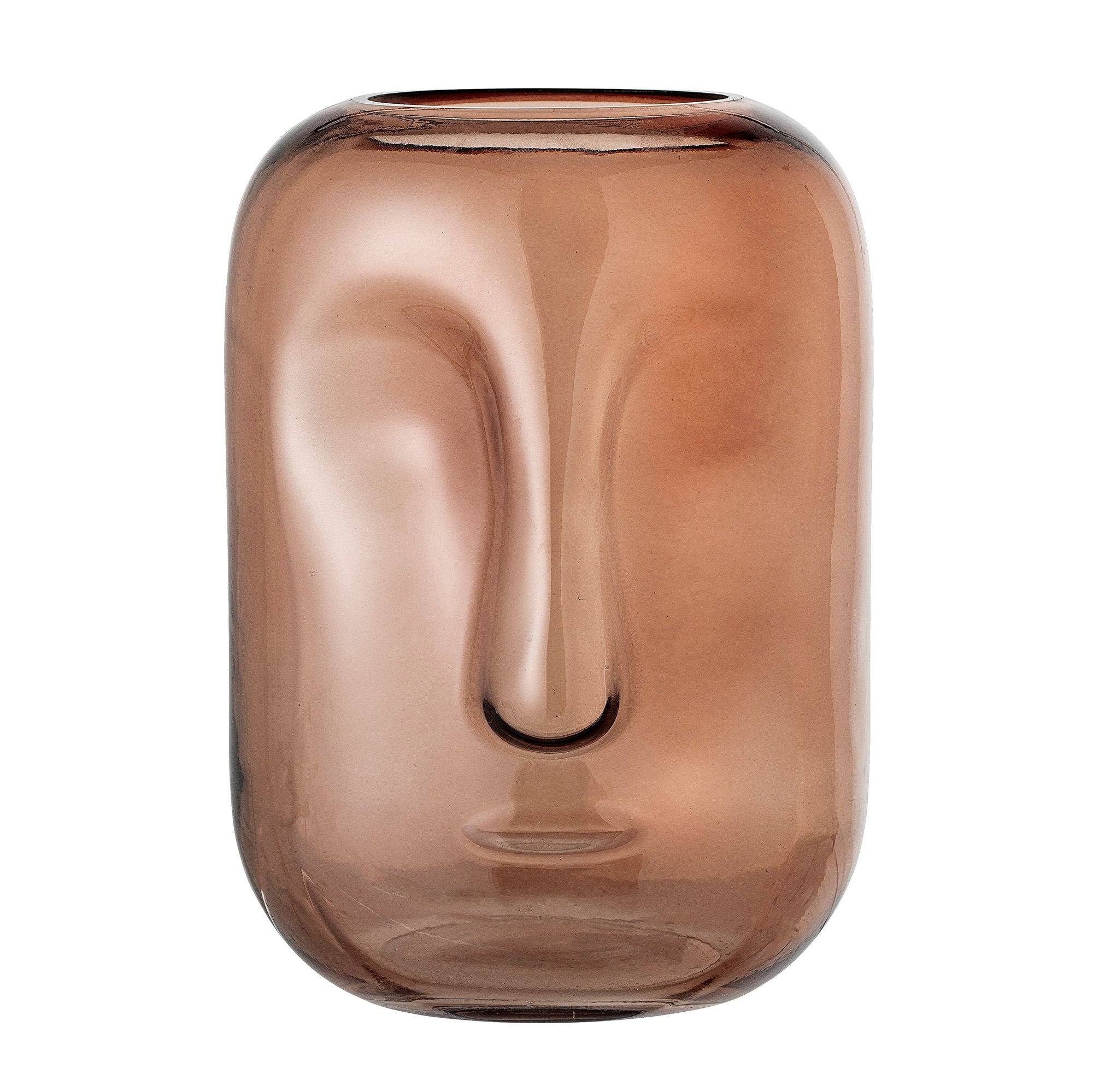 Bloomingville Vase Amida, Marron, Verre