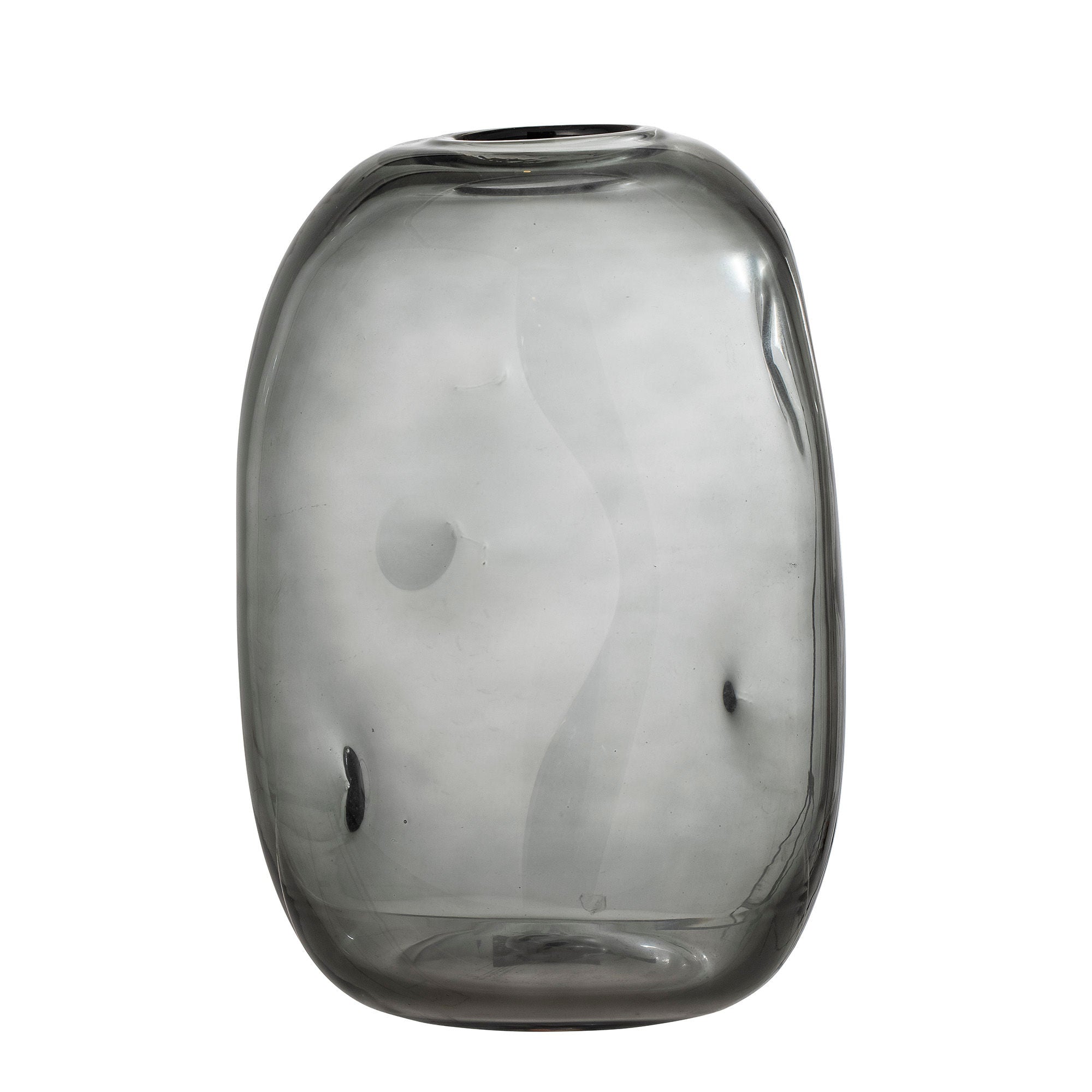 Bloomingville Vinda Vase, Gris, Verre