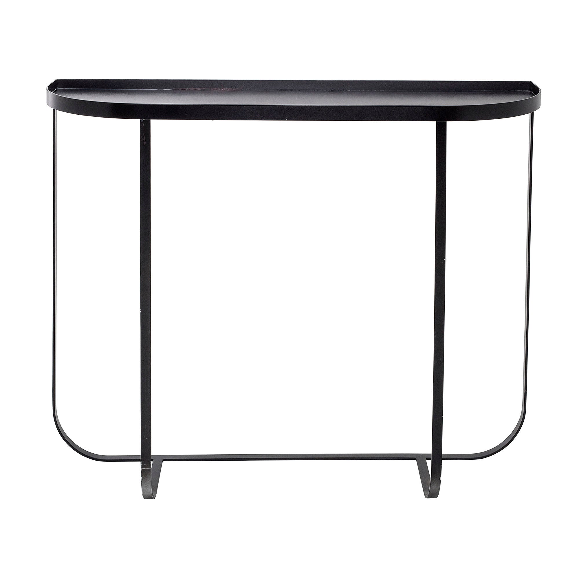 Bloomingville Mesa Consola Harper, Negro, Metal