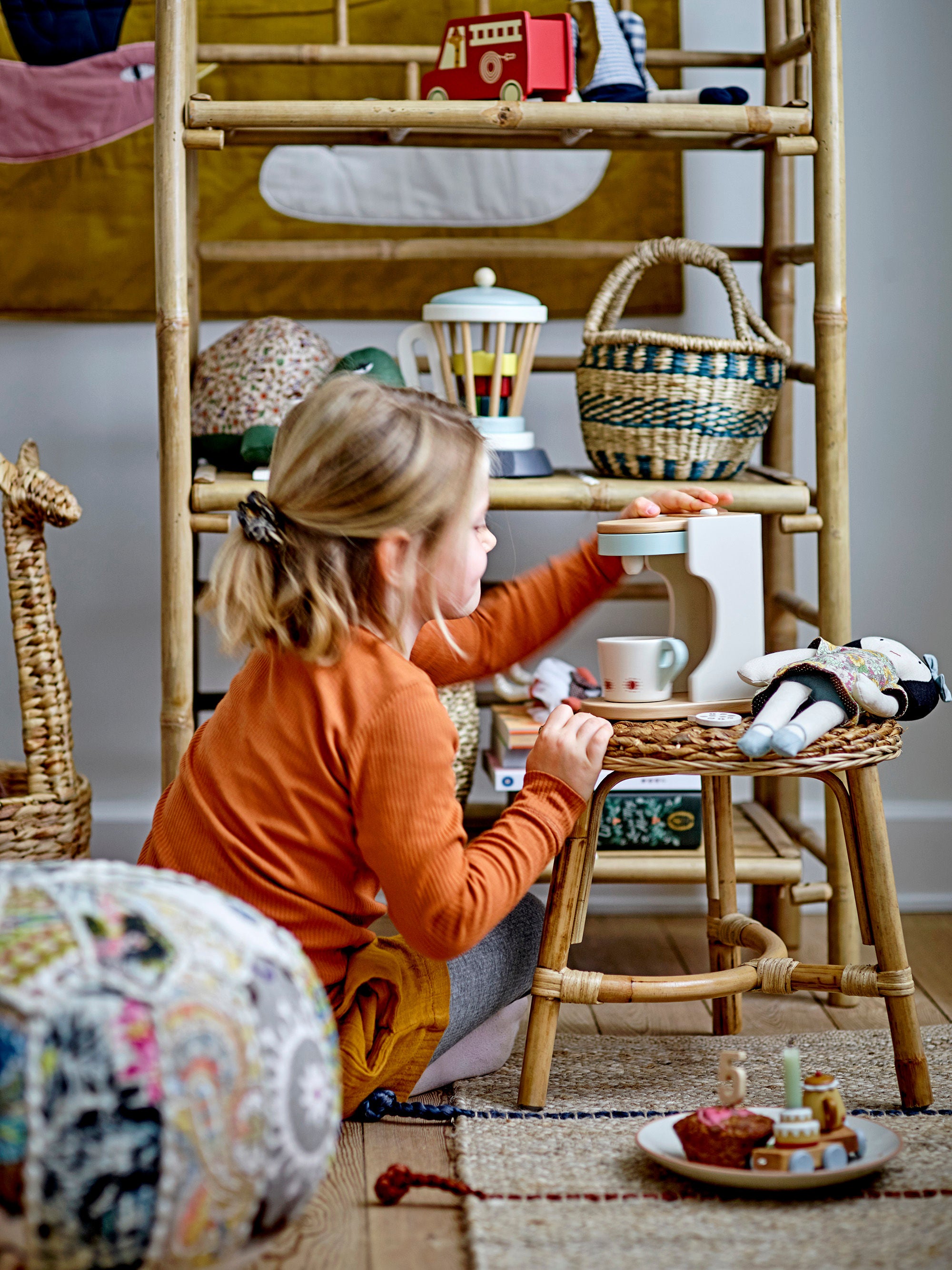 Bloomingville MINI Clas Vloerkleed, Natuur, Jute