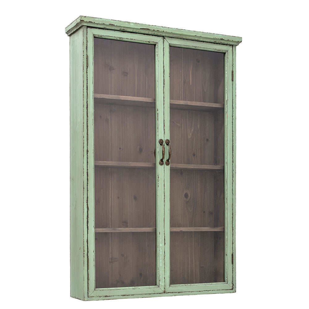 Creative Collection Armoire Hazem, vert, bois de tilleul