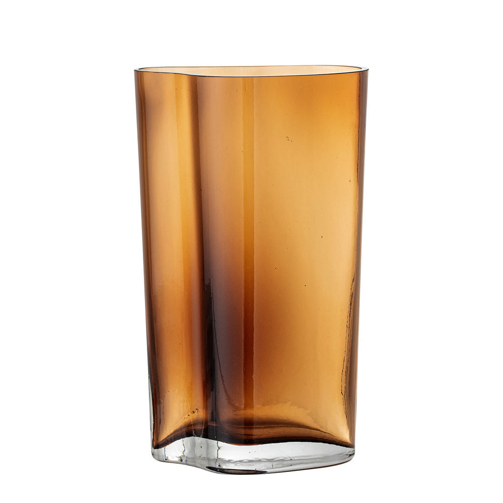 Bloomingville Benia Vaas, Marron, Verre