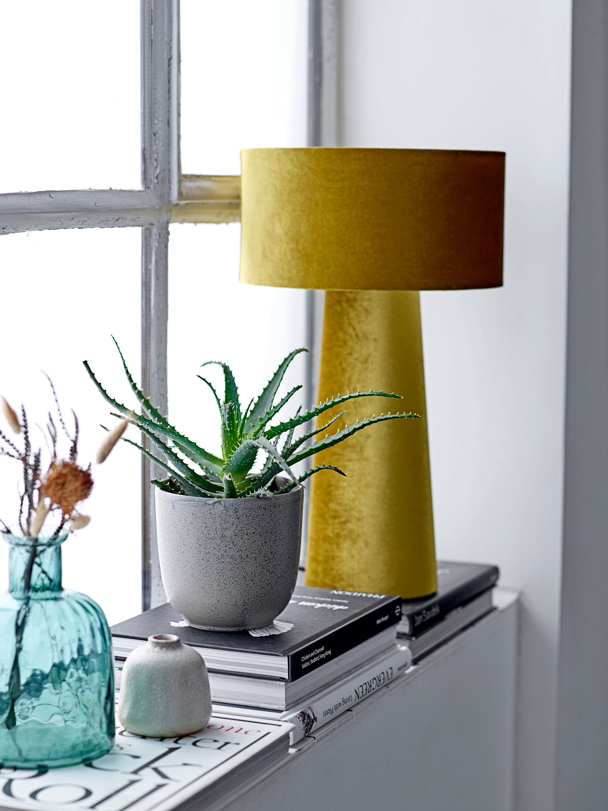 Blooming ville Dafna Tisch lampe, Gelb, Polyester