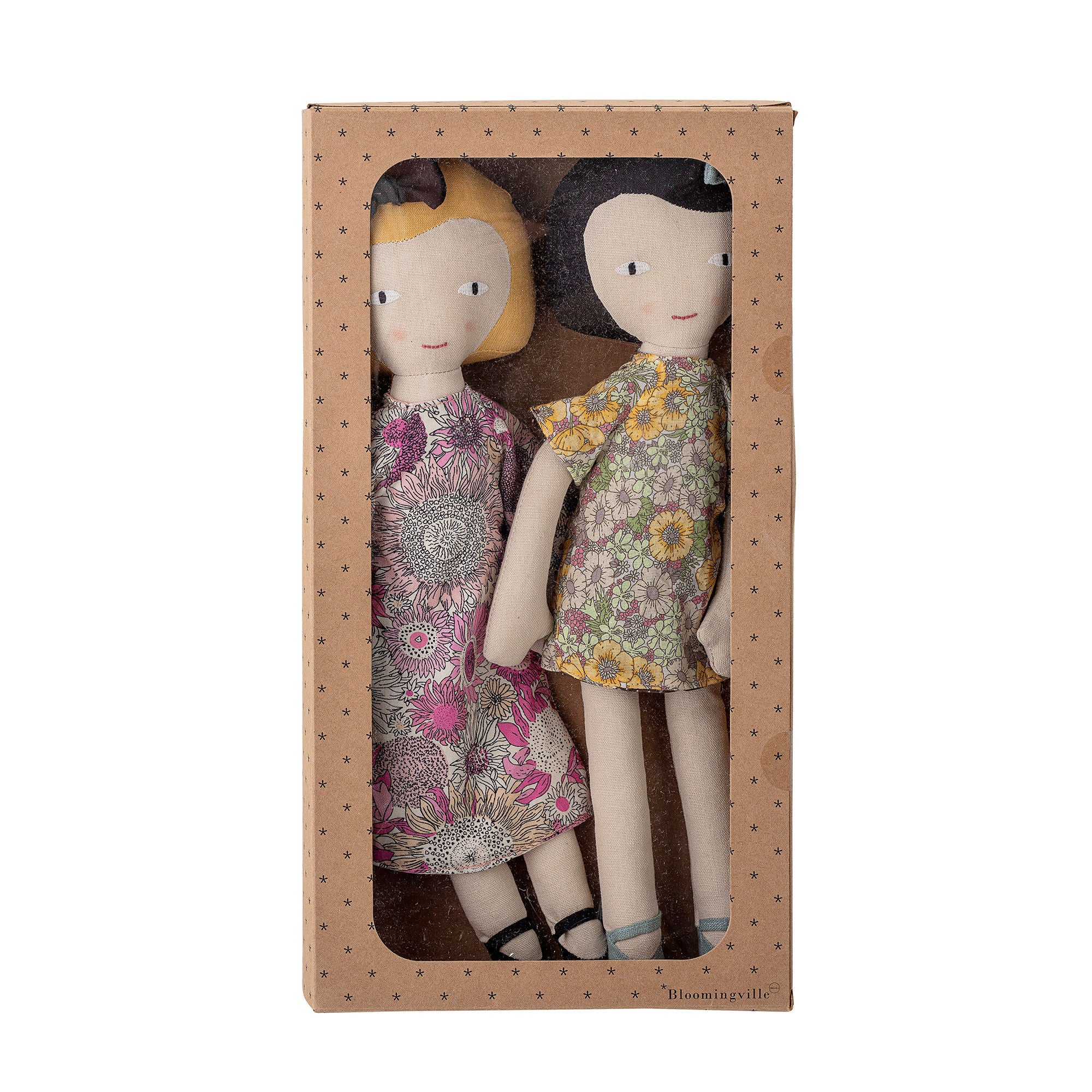 Blooming ville MINI Molly und Vida Puppe, Rose, Baumwolle