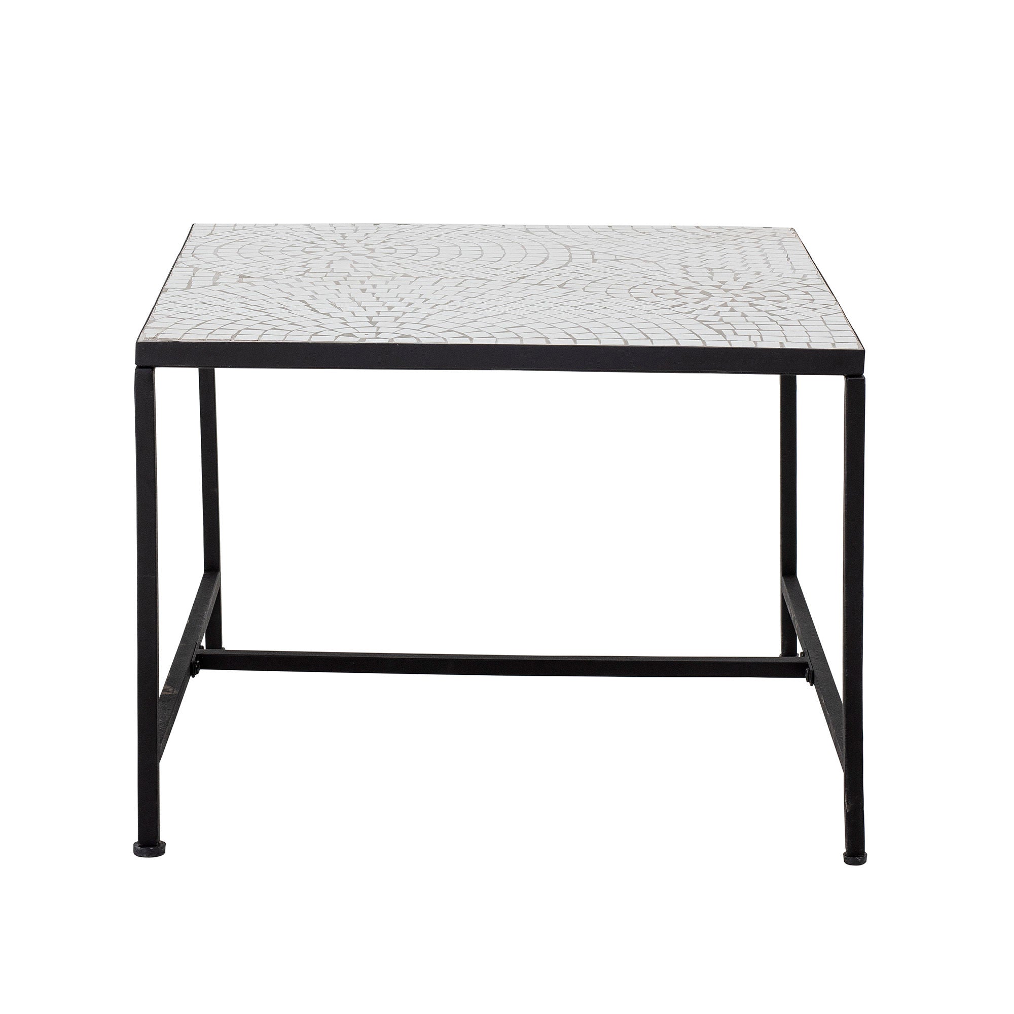 Bloomingville Niah Table basse, Blanc, Pierre