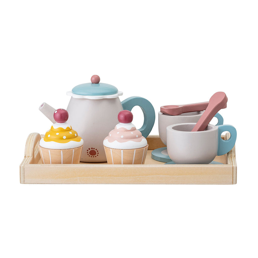 Bloomingville MINI Gentrim Playset, comida, gris, FSC®Madera contrachapada 100%