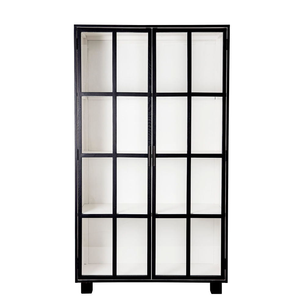 Blooming ville Isabel Cabinet, Schwarz, Eiche