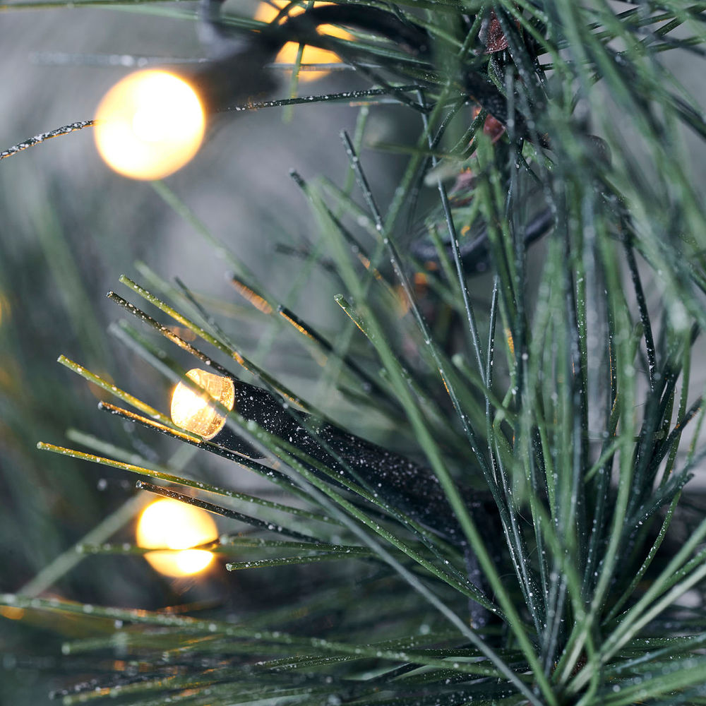 Hausarzt Weihnachts baum mit LED-Leuchten, Natur