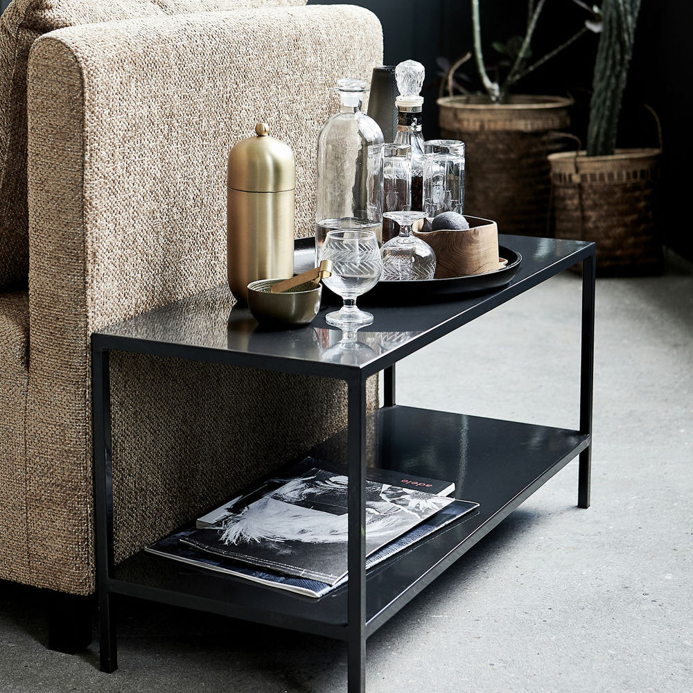 House Doctor Table d'appoint, Fari, Noir