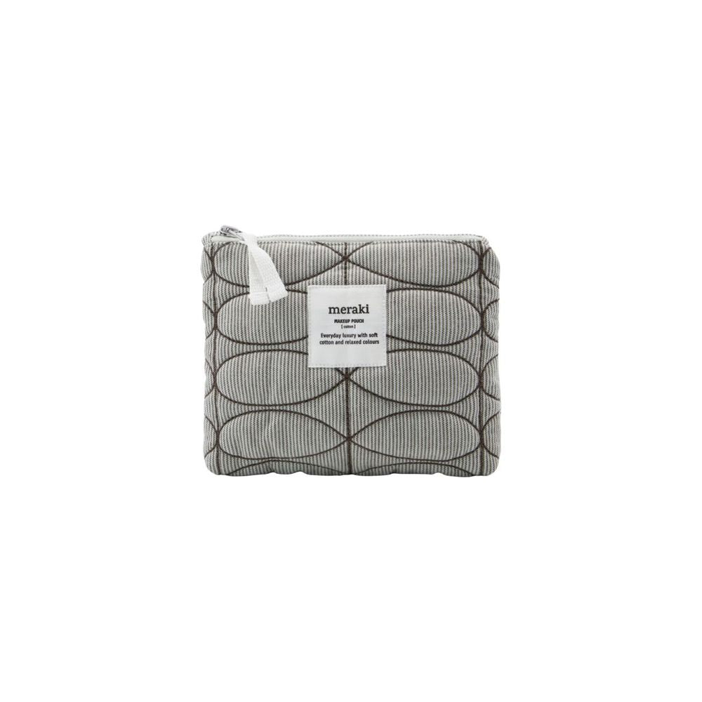 Meraki Makeup Bag, Mentha, Gris claro/verde militar