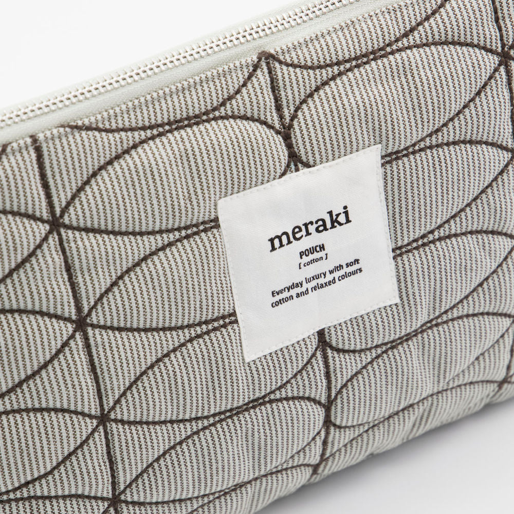 Meraki Pouch, Mentha, Gris claro/verde militar