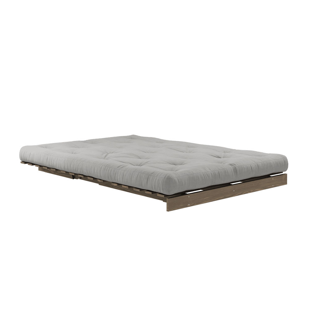 Karup Design WURZELN CAROB BROWN 140X200 W. SCHWEDEN MATRATZE GRAU