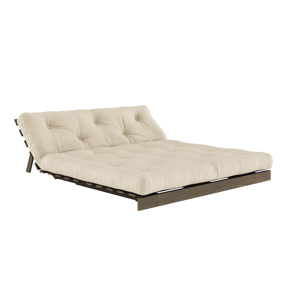 Karup Design ROOTS CAROB BROWN 160 X 200 W. ROOTS MATTRESS BEIGE