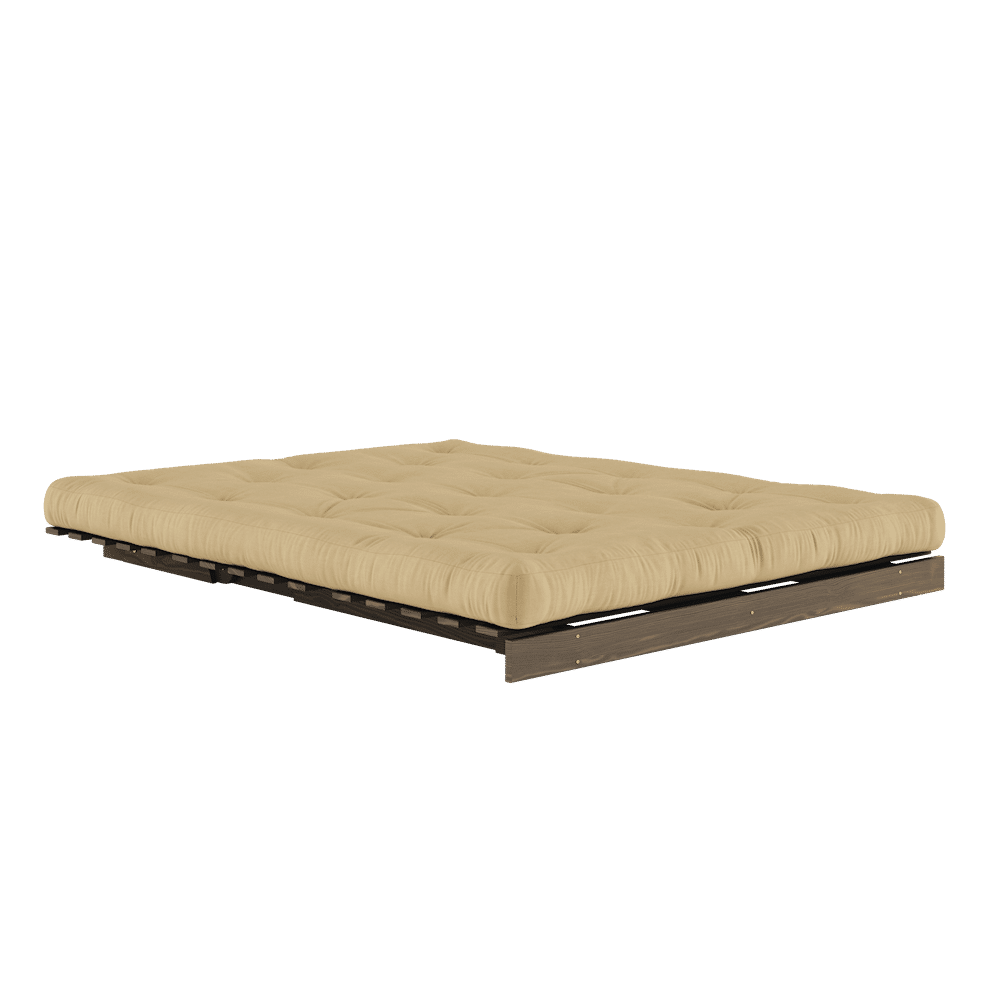 Karup Design ROOTS CAROB BROWN 160X200 W. COLCHÓN TRIGO BEIGE SUECIA