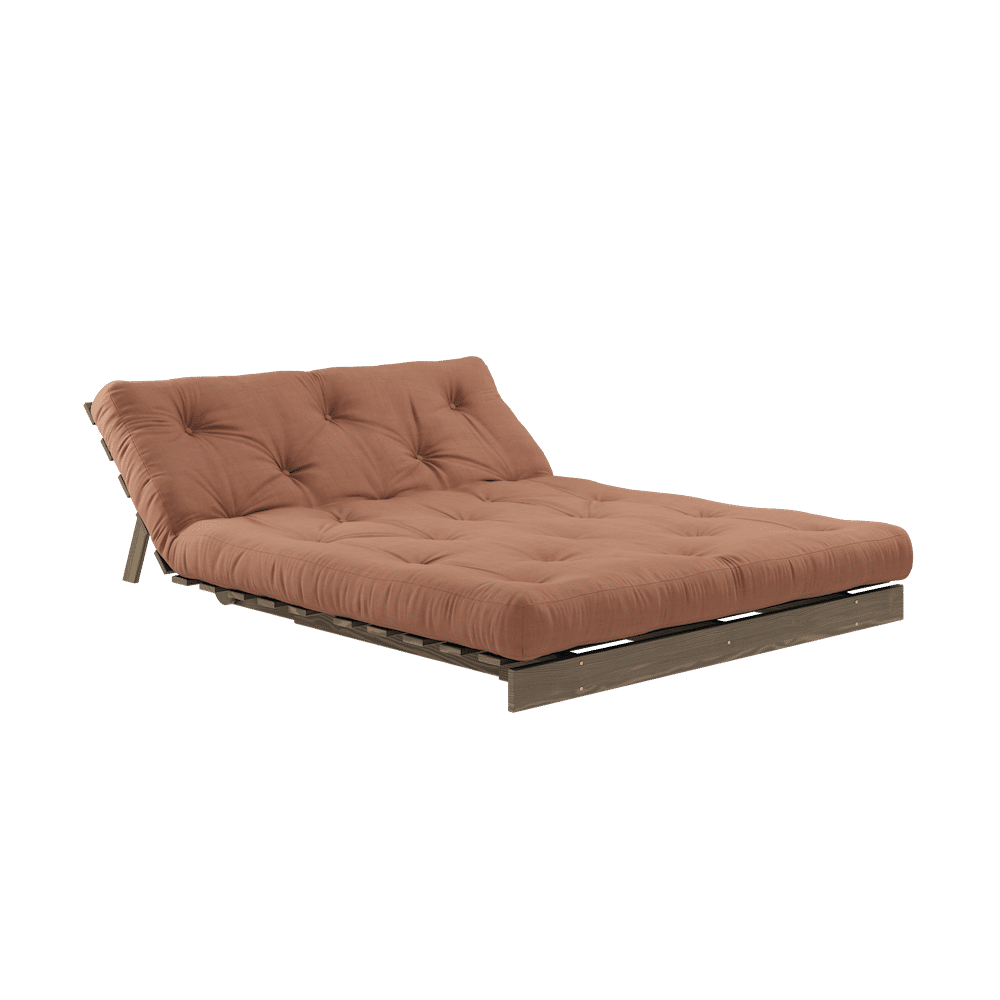 Karup Design ROOTS CAROB BROWN 140 X 200 W. ROOTS MATTRESS CLAY BROWN