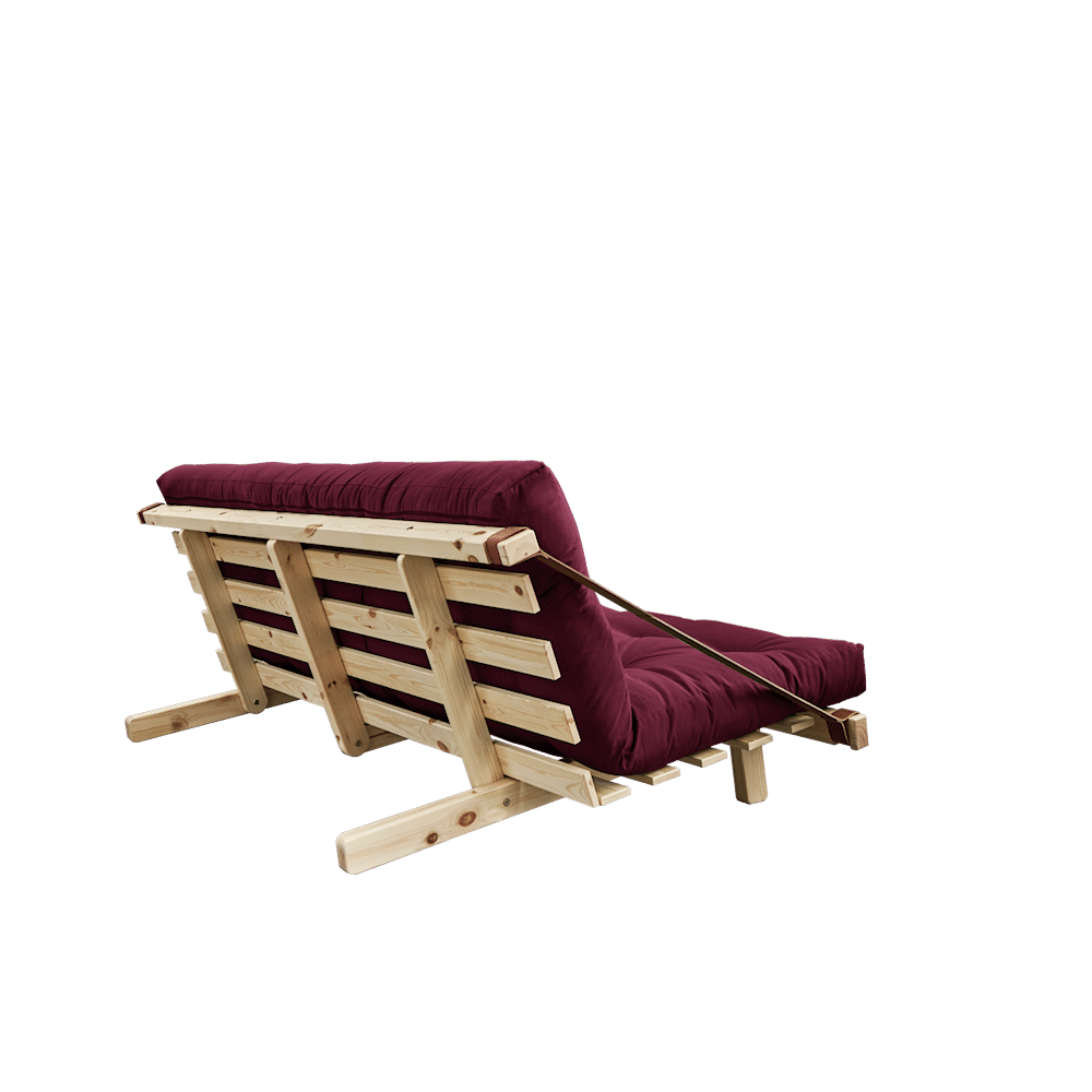 Karup Design JUMP KLARE LACKEN W. 5-Schicht GEMISCHTE MATRATZE BORDEAUX