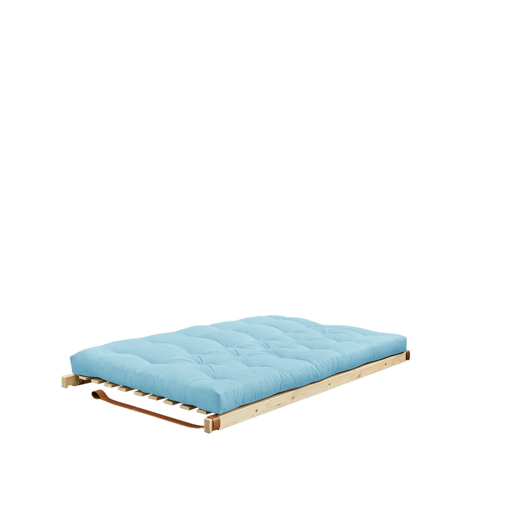 Karup Design SAUT CLAIR LAQUÉ W. MATELAS MIXTE 5 COUCHES BLEU CLAIR