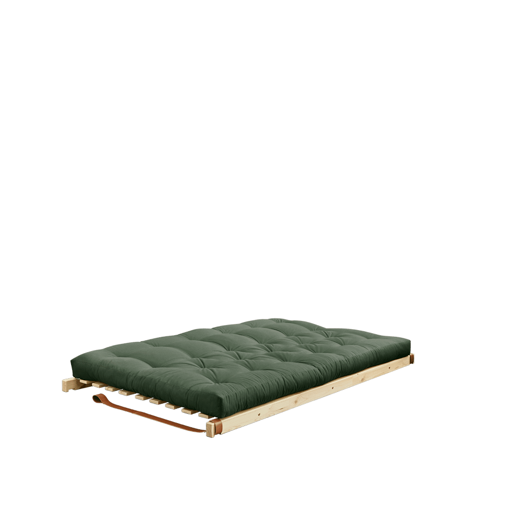 Karup Design SAUT CLAIR LAQUÉ W. MATELAS MIXTE 5 COUCHES VERT OLIVE