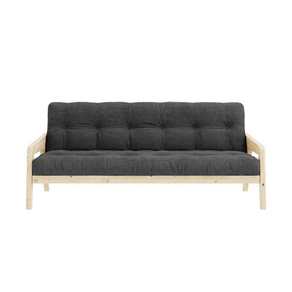 Karup Design GRAB KLARE LACKIERT W. 5-Schicht GEMISCHTE MATRATZE CHARCOAL